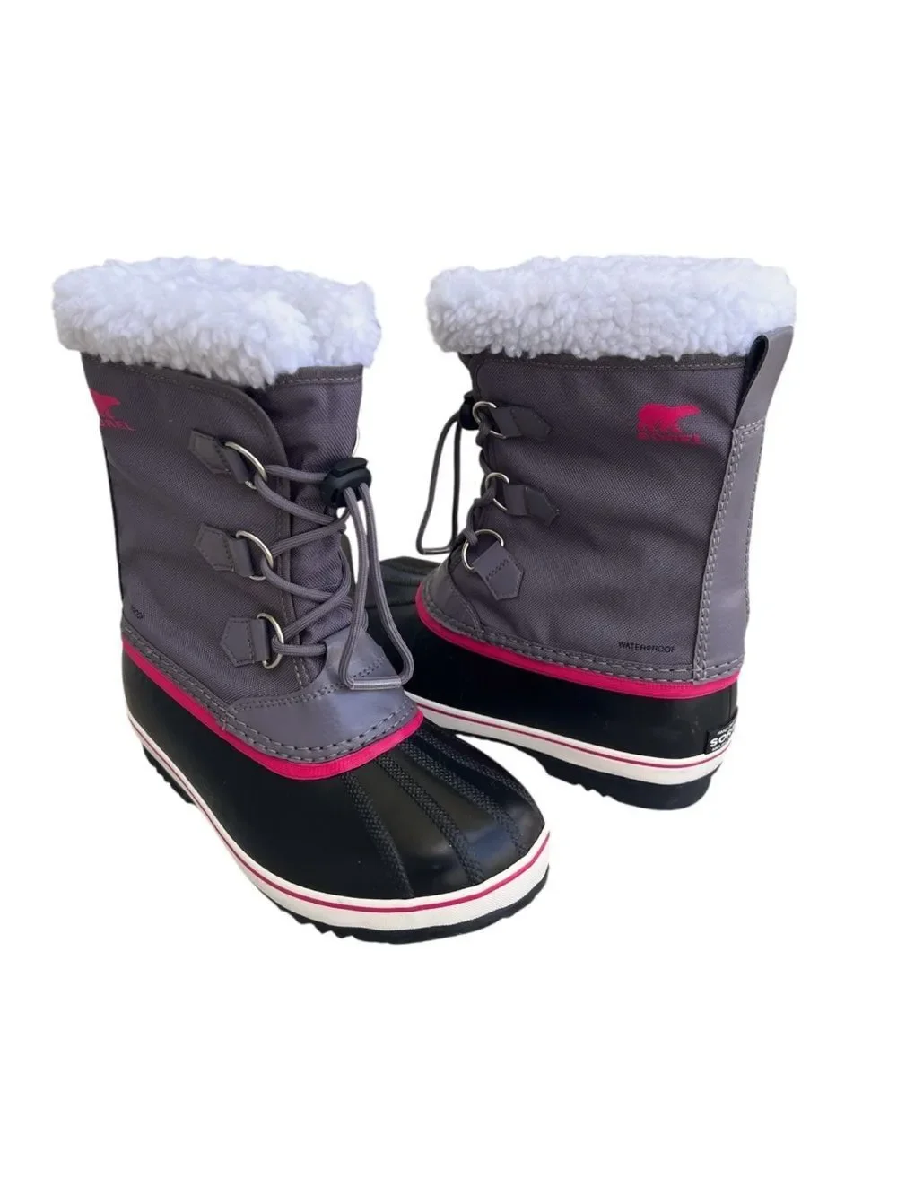 Sorel Yoot Pac Nylon Youth’s Snow Winter Boots Size 4